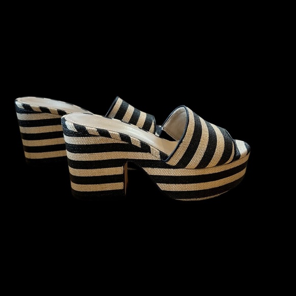 Kate Spade Ibiza Raffia Sandals Size 6 - Picture 3 of 14